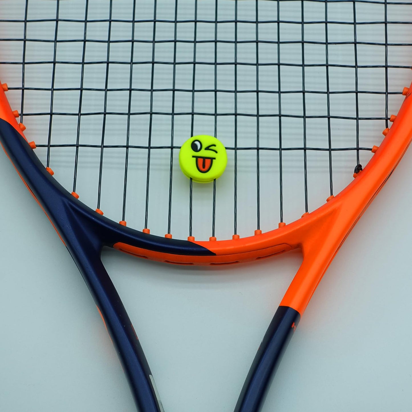 Tannius Tennis Racket Vibration Dampener, Racket String Shock Absorber, Great Tennis Gift (1 Orange, 1 Yellow, 1 Blue, 1 Black)