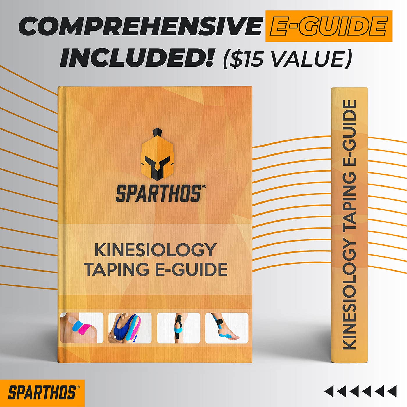 Sparthos Kinesiology Tape - Incredible Support for Pro Athletic Sports and Recovery - Body Breast Waterproof Rock Bra Boob Boobytape Bob Gold Tape Lift - Uncut (Beige)