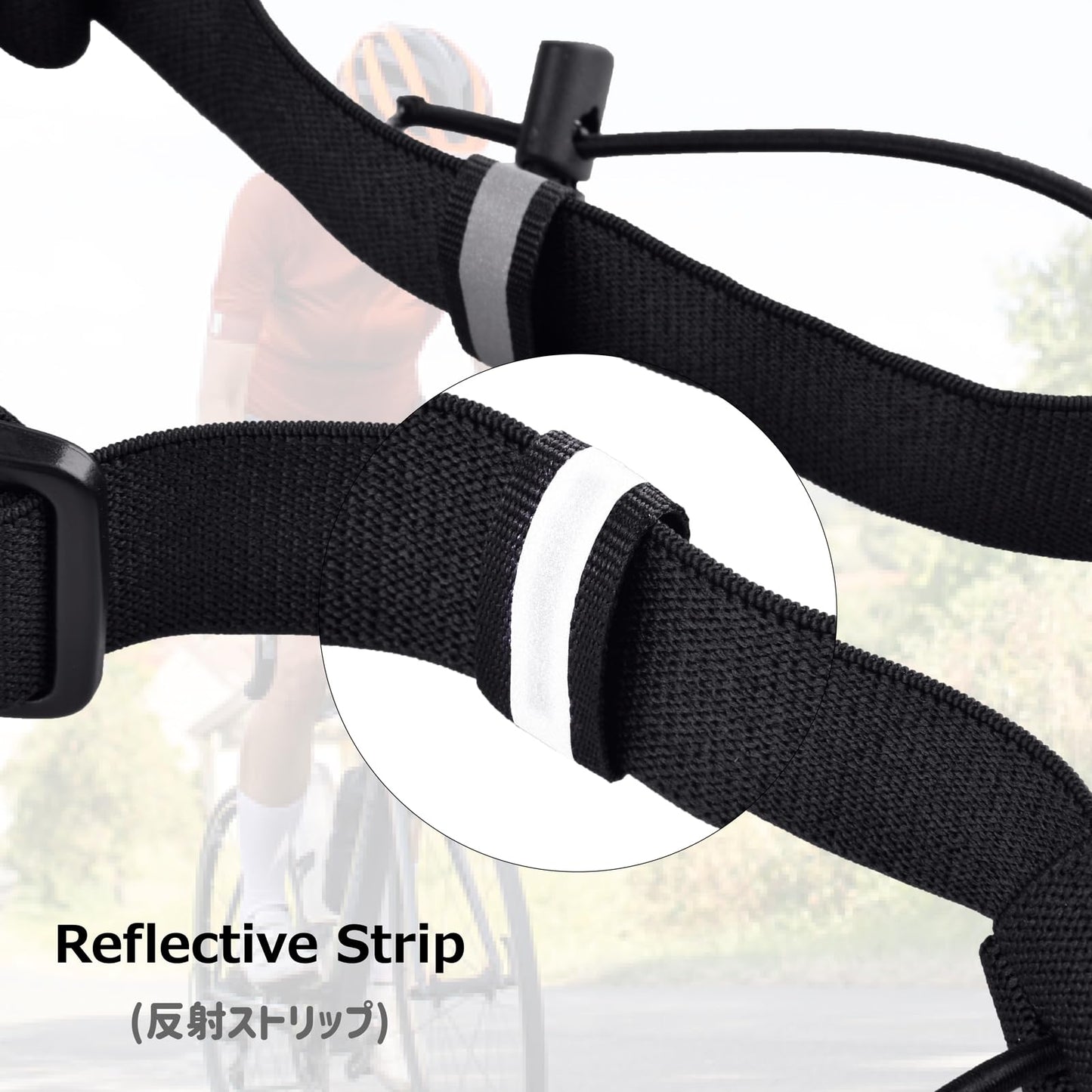 Azarxis Race Number Bib Belt with 6 Storage Loops Adjustable Elastic Webbing for Men Women Runners Running Jogging Triathlon Marathon Trail Race Cycling (Black)