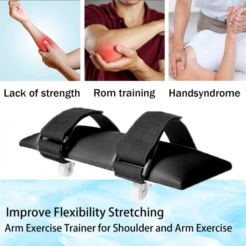 Multifunction Shoulder Rehab Skateboard,360° Roating Pulley Shoulder Exercise Equipment,Seniors Household Arm Elbow Rehabilitation Assisting Exercise Equipment, Help Improve Flexibility Stretching.