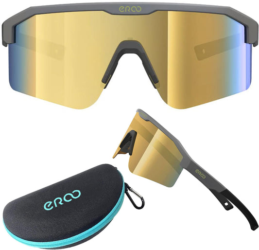 ER00 Eazyrun Polarized Small Baseball Sunglasses for Youth kids Women, Cycling Running MTB Softball Padel Beach Volleyball Sports F2