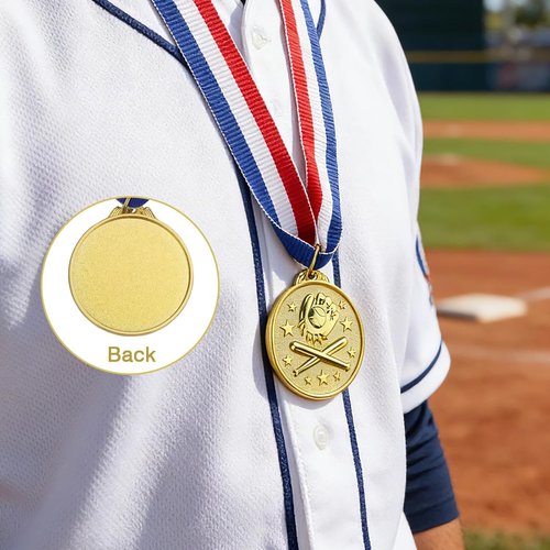 Gold Medals - Olympic Style 1st Place Awards for Sports & Competitions | 2 Inches