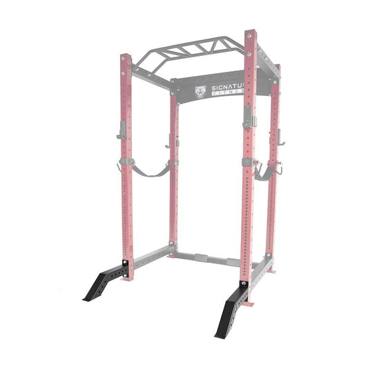 Signature Fitness SF-3 1,500 Pound Capacity 3” x 3” Power Cage Squat Rack, Includes J-Hooks and Safety Straps, Other Optional Accessories, Spotter Straps
