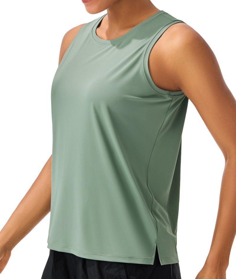 Workout Tops for Women Athletic Running Gym Tank Yoga Cool-Dry Sleeveless Loose Fit Shirts