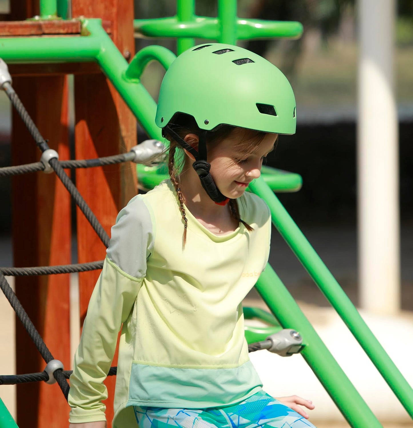 Apusale Bike Skateboard Helmet, Adjustable and Multi-Sport for Skate Scooter, 3 Sizes for Adult Youth Kids Toddler (Mint Green)
