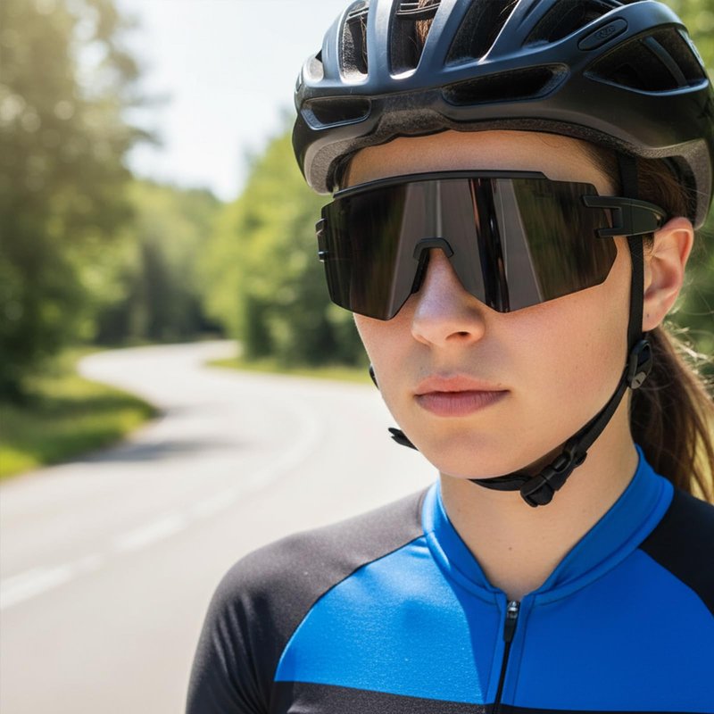 AVV Polarized UV400 Cycling Baseball Sunglasses - Windproof Anti-Fog for Outdoor Sports, Lightweight Frame Men Women Youth