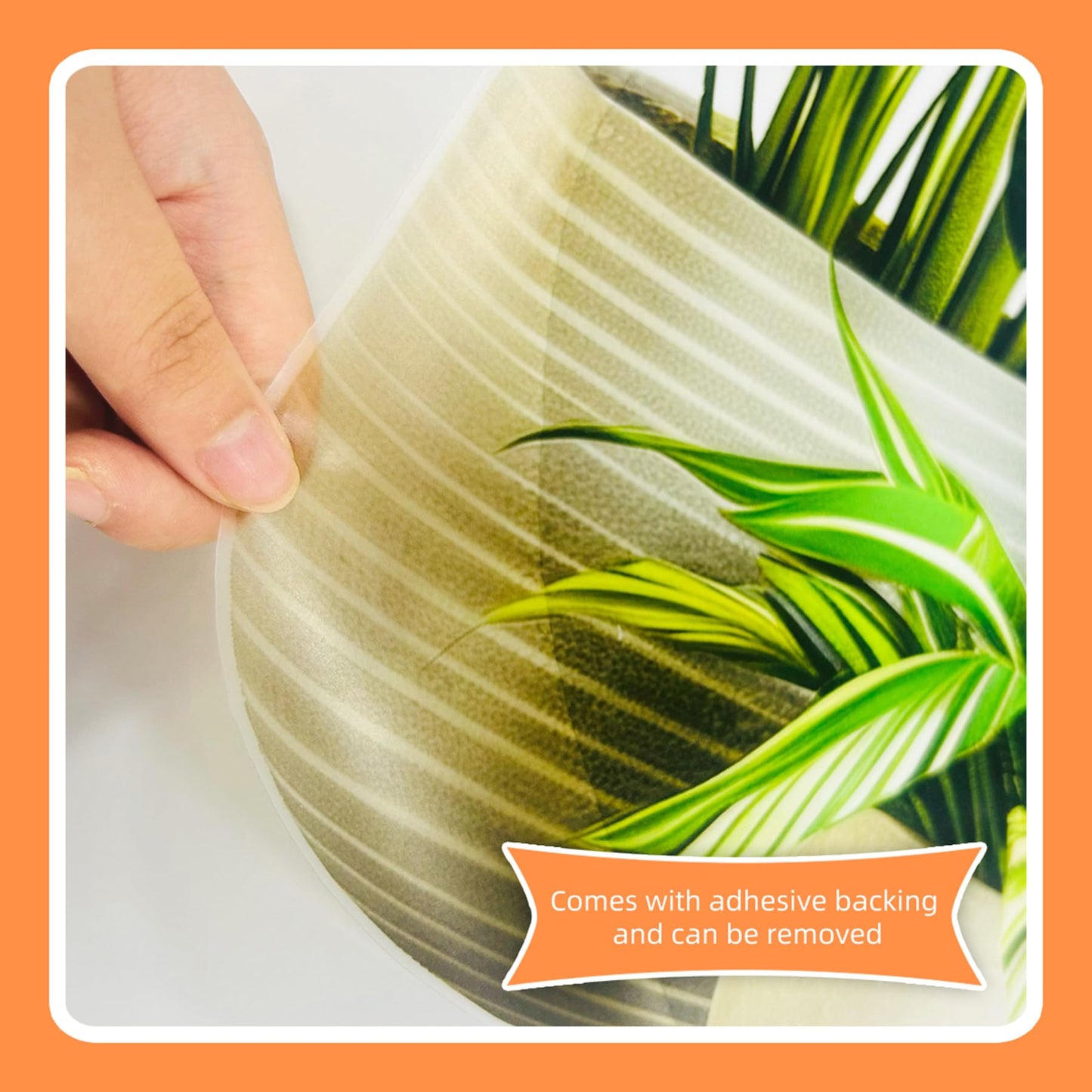 2 Sheets Green Potted Plant Wall Decor Bonsai Vinyl 3D DIY Art Stickers & Murals Removable Floral Wall Decals Peel and Stick for Living Room Bedroom Bathroom Kitchen Office Tropical Wallpaper