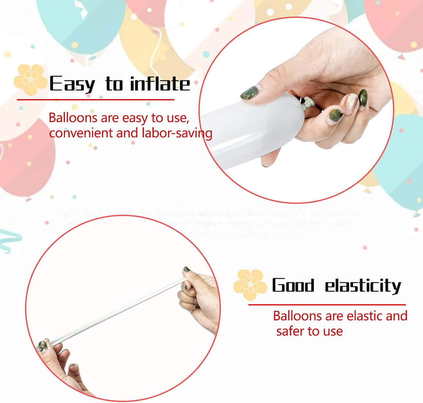 Skiennix 100Pcs Clear 260 Latex Balloons - Premium Quality for Animal Sculptures & Party Decor