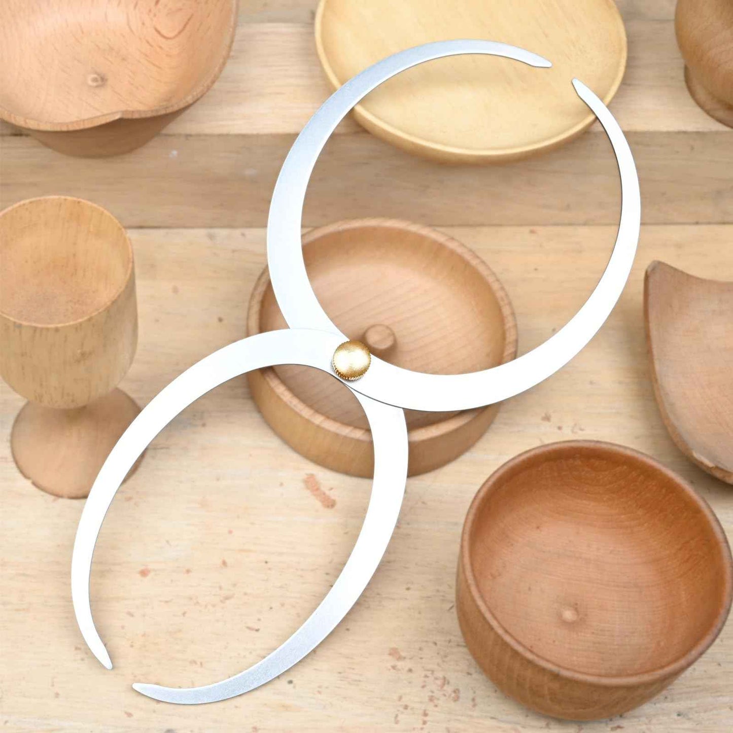 Woodturning Double Ended Bowl Calipers Stainless Steel 11Inch Woodworking Caliper Tools