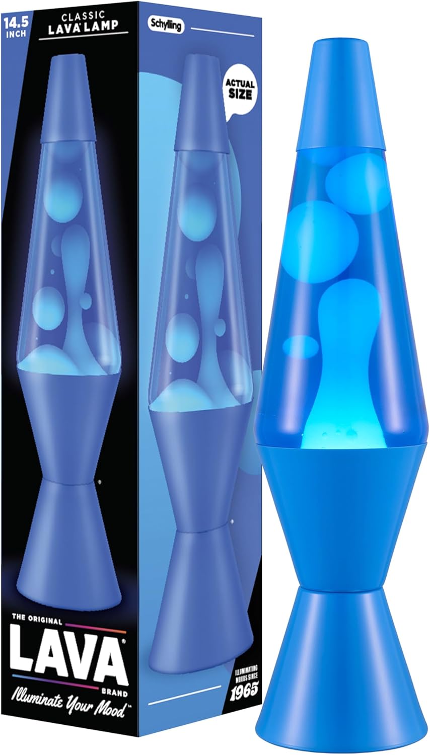 14.5" Wild Pink Lava Lamp - Classic Liquid Motion with White Wax & Pink Liquid - Item #2361