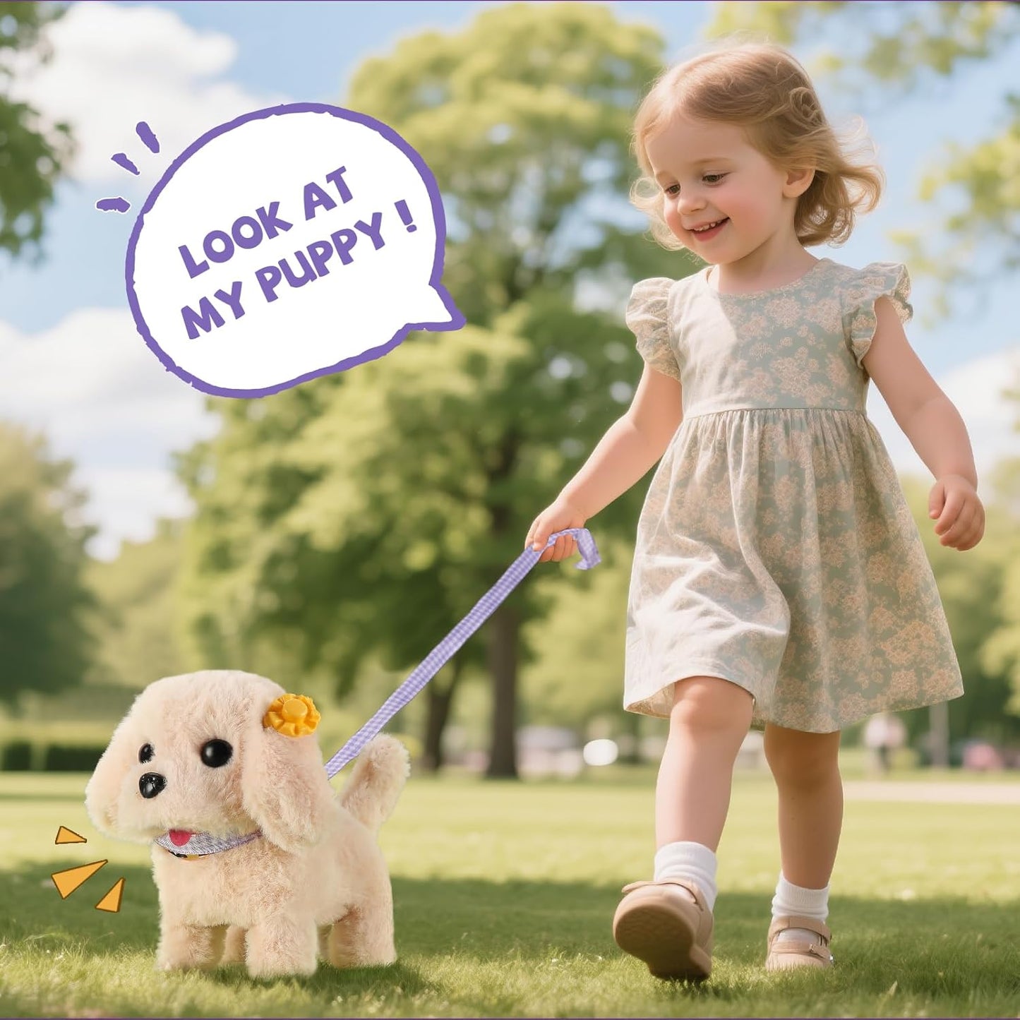 Vanvimen Robot Dog Toys - 16 Pcs Realistic Puppy Set for Kids Ages 3-8 | Perfect Birthday Gift