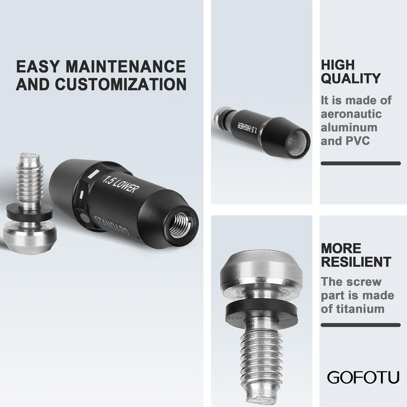 Gofotu .335 Golf Shaft Adapter Compatible with PXG 0811,GEN 1&GEN 2&GEN 4 Driver&Fairway Wood RH