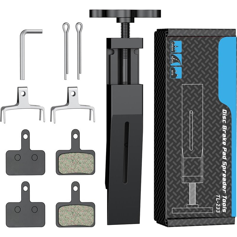 Pawfly Bicycle Disc Brake Pad Spreader Tool, Bike Brake Piston Press Tool for Hydraulic Disc Brakes, Brake Caliper Compression Tool, Brake Piston Pusher for Disc Brake Pad Replacement