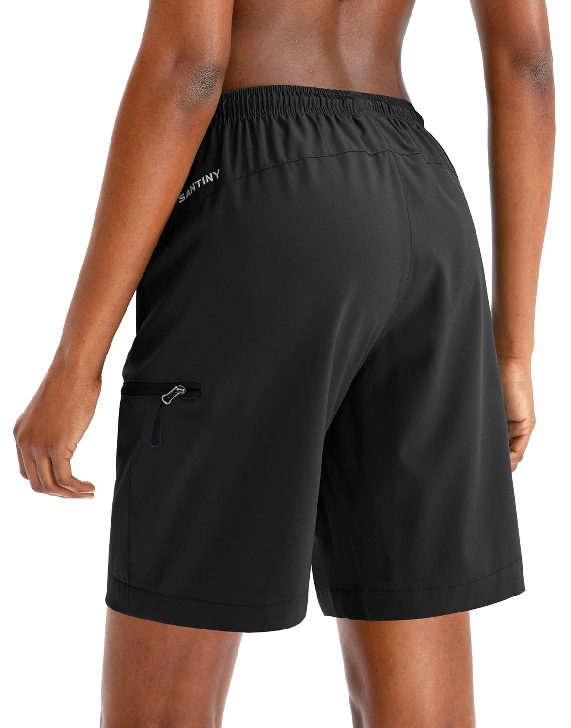 SANTINY Women's Hiking Cargo Shorts - Quick Dry & Lightweight | 5''/7''/9'' Sizes with Zipper Pockets