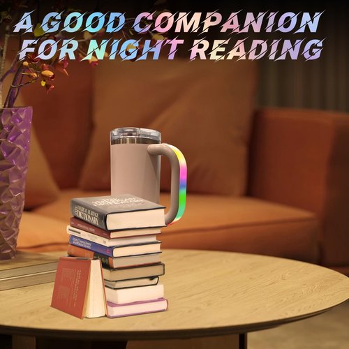 6 Colors LED Light-Up Cup Handle, for Stanley 30oz/40oz, 10 Light Modes, for Outdoor, Party, Home, Camping