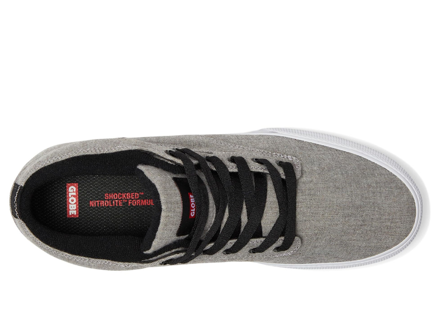 Globe Men's Motley Mid Grey Chambray 9 Medium