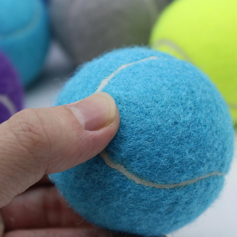ZHUOKECE Tennis Balls, 90 Pack Training Tennis Balls Practice Balls, Pet Dog Playing Balls, fit for Beginner Training Ball (Multi-Color)