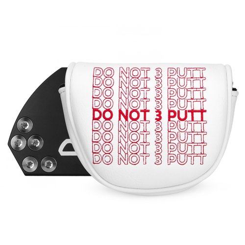 Golf Mallet Putter Cover Headcover Magnetic Closure Premium Leather DO NOT 3PUTT Putter Headcovers Fits for Golf OZ1 MEZZ 1 MEZZ1 MAX Putter (DO NOT 3PUTT)