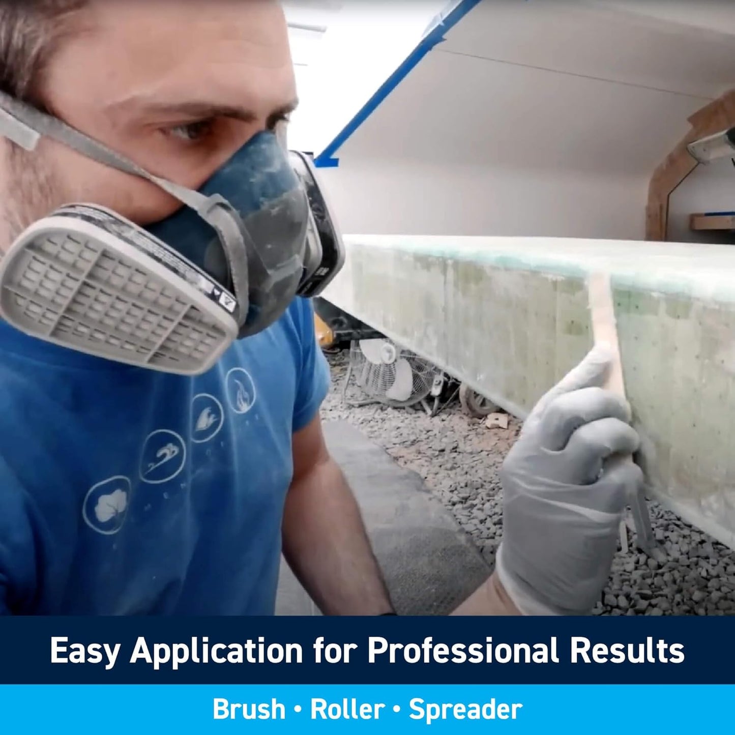 TotalBoat Polyester Structural Repair Putty - Marine Grade Fiberglass Filler for Boat & Auto Repairs