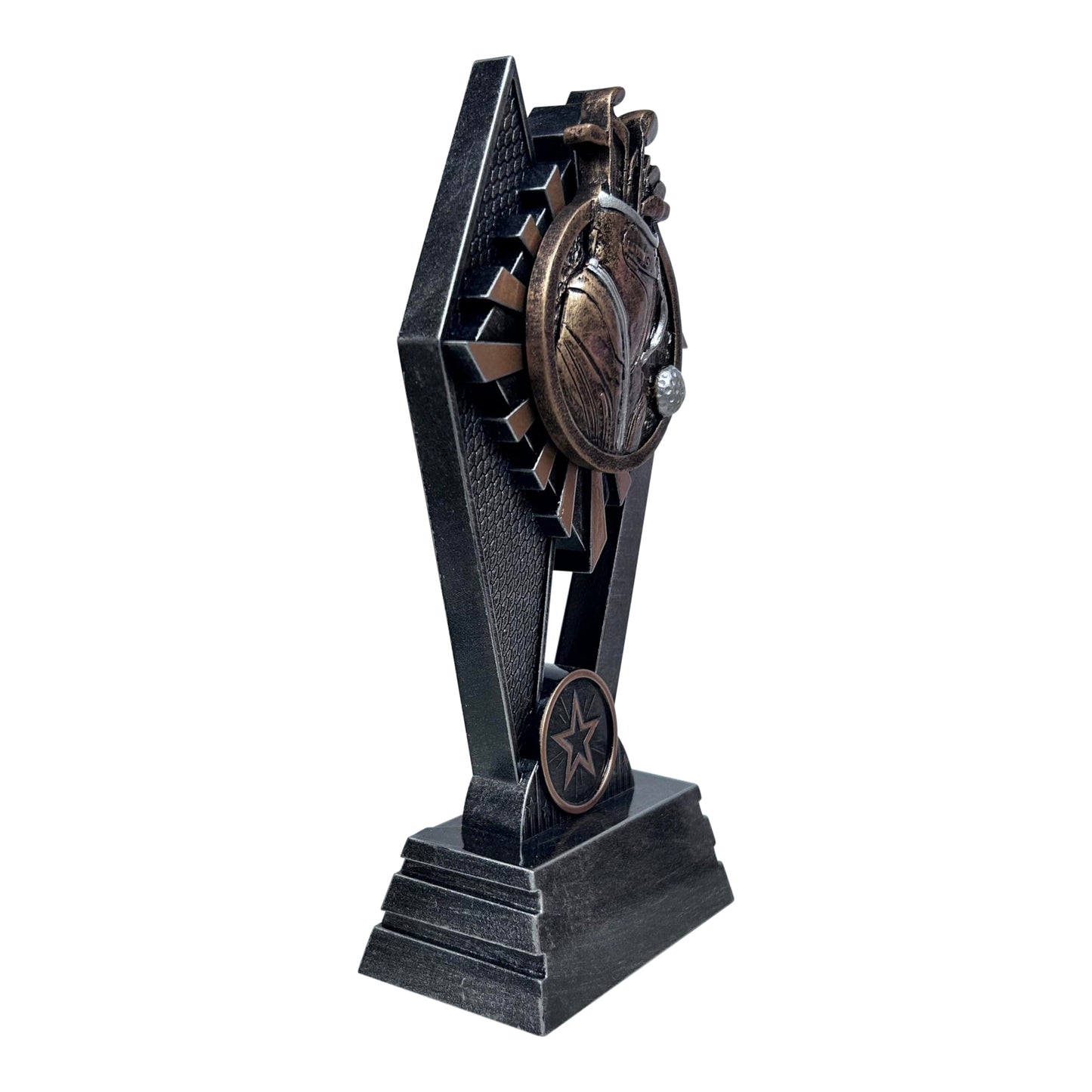 Express Medals 1 Pack of 7 Inch Tall Sun Ray Golf Trophy Awards Boys Girls Mens Women Youth Team Trophies Award Tournament Champion Winner Event Prize Gift SR106