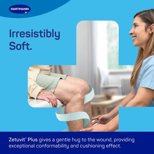 Zetuvit Plus Superabsorbent Wound Dressing – High-Absorbency Sterile Pads (Non-Adhesive/Non-Border) for Moderate to Heavy Exudate – 6 x 8 in, Box of 10