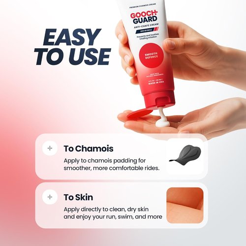 Chamois Cream - Anti-Chafing Cream for Athletes | Non-Greasy, Fast-Absorbing Formula (4oz)