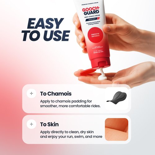 Chamois Cream Tube – Anti Chafing Cream for Men & Women Athletes – Non-Greasy, Fast-Absorbing Formula for Cycling, Running, Hiking, Fitness & Outdoor Sports (4oz 1pack)