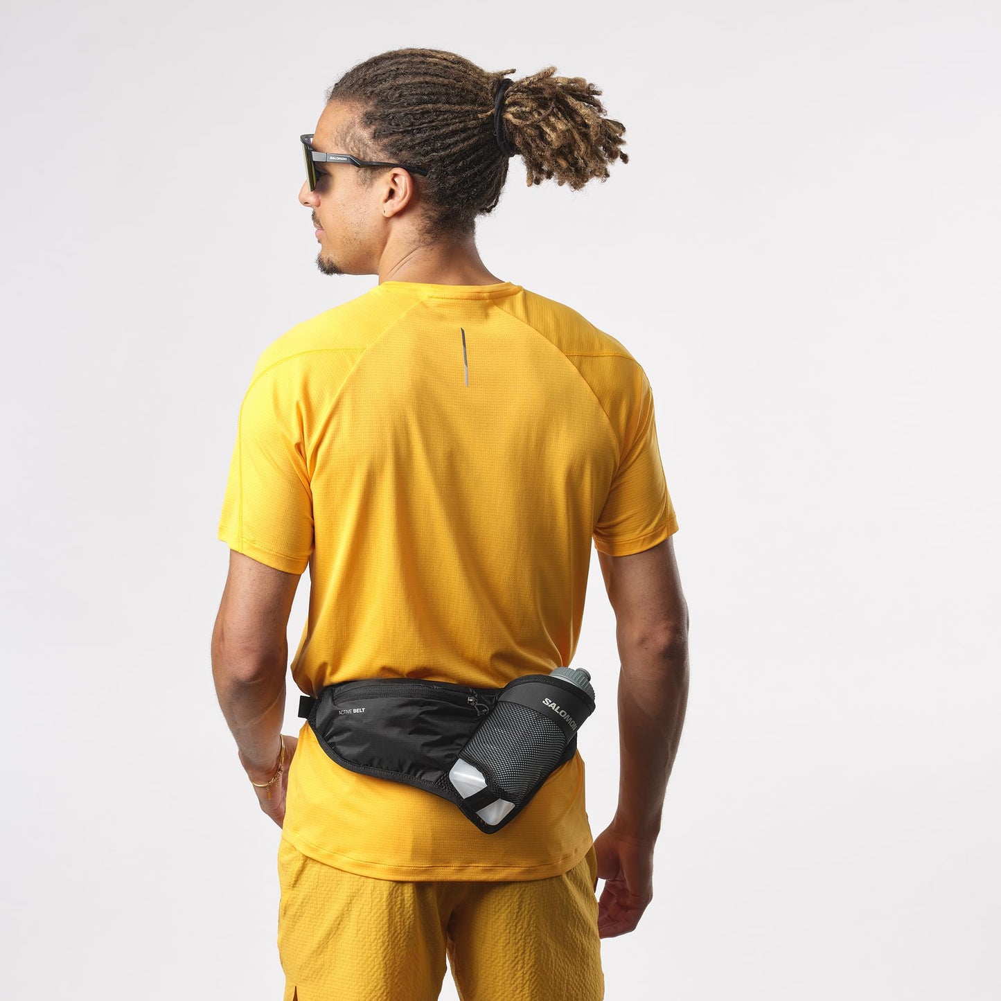 Salomon Unisex Active Bottle Belt, Storage & Hydration Belt - Black - NS