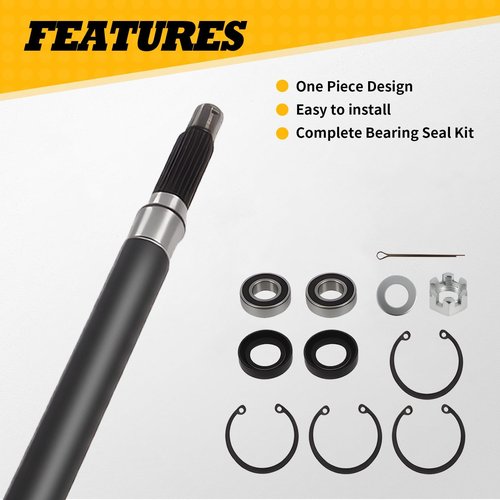 Jecoupoon 20377-G11 Golf Cart Driver Side Rear Axle Shaft Compatible with TXT/Medalist Electric 1994-2013