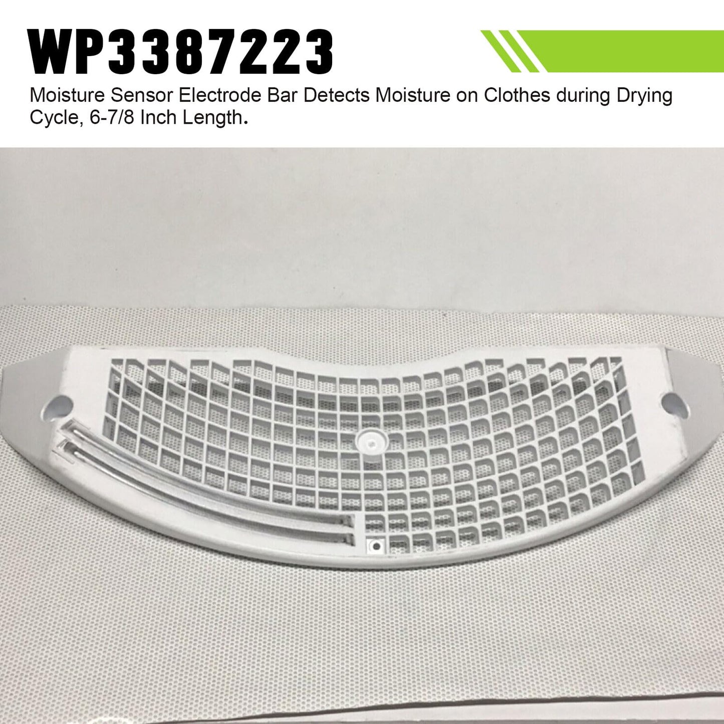 Dryer Moisture Sensor Bar WP3387223 Replacement for Whirlpool Dryer Sensor Parts Compatible With 3387223,525385,AH344525,EA344525,PS344525,AP6008273,WP3387223VP(2PCS)