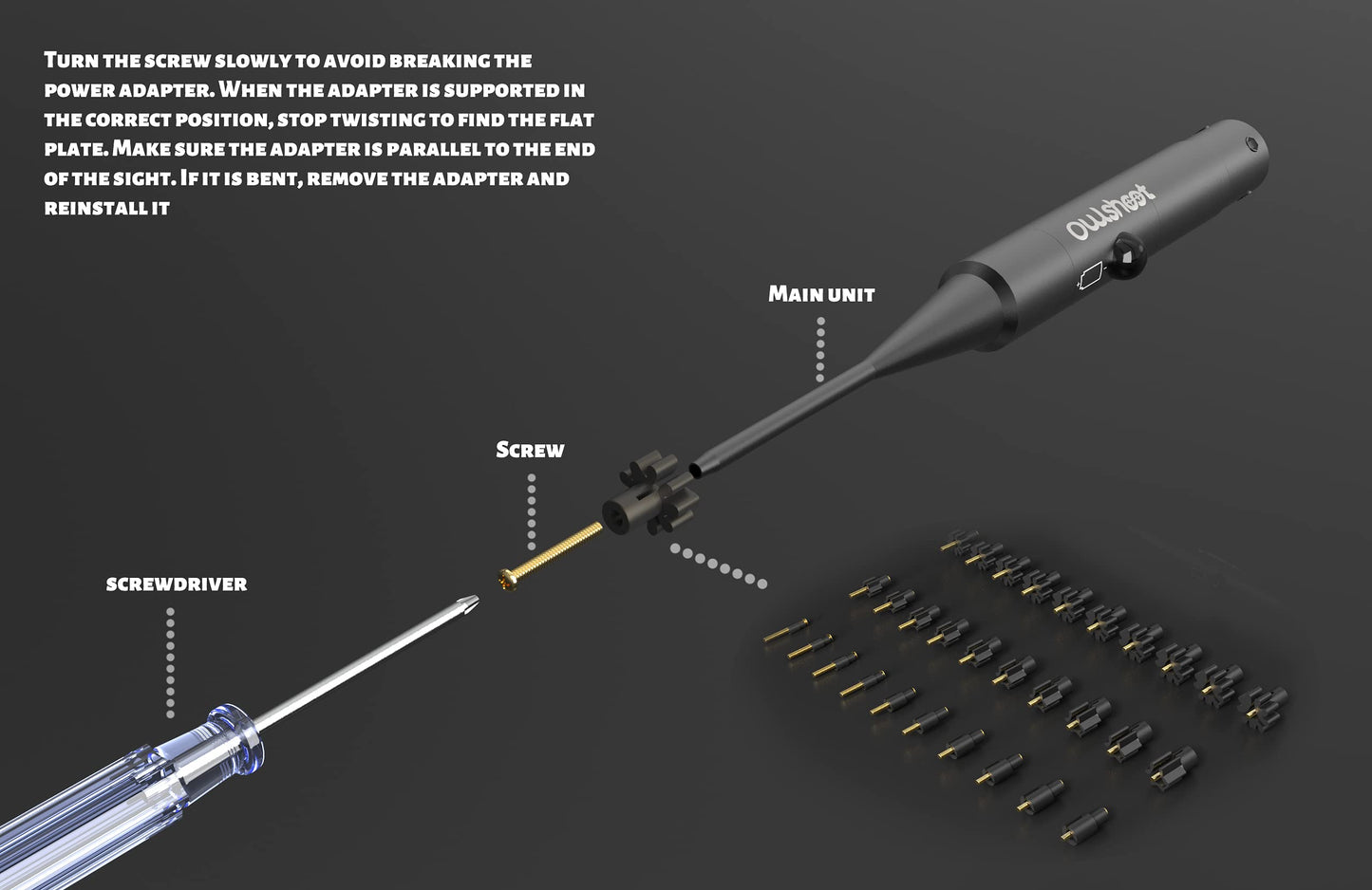 Professional Laser Bore Sight Kit Multiple Caliber,Upgraded Green Bore Sighter with 30 Adapters Button Switch Perfectly Choice for.17 to 12GA Rifles Pistols, Provides Powerful Support for Hunting.