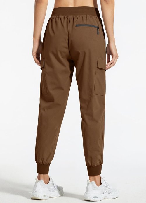 Libin Women's Cargo Joggers - Lightweight Quick-Dry Hiking Pants for Casual Travel & Athletic Wear