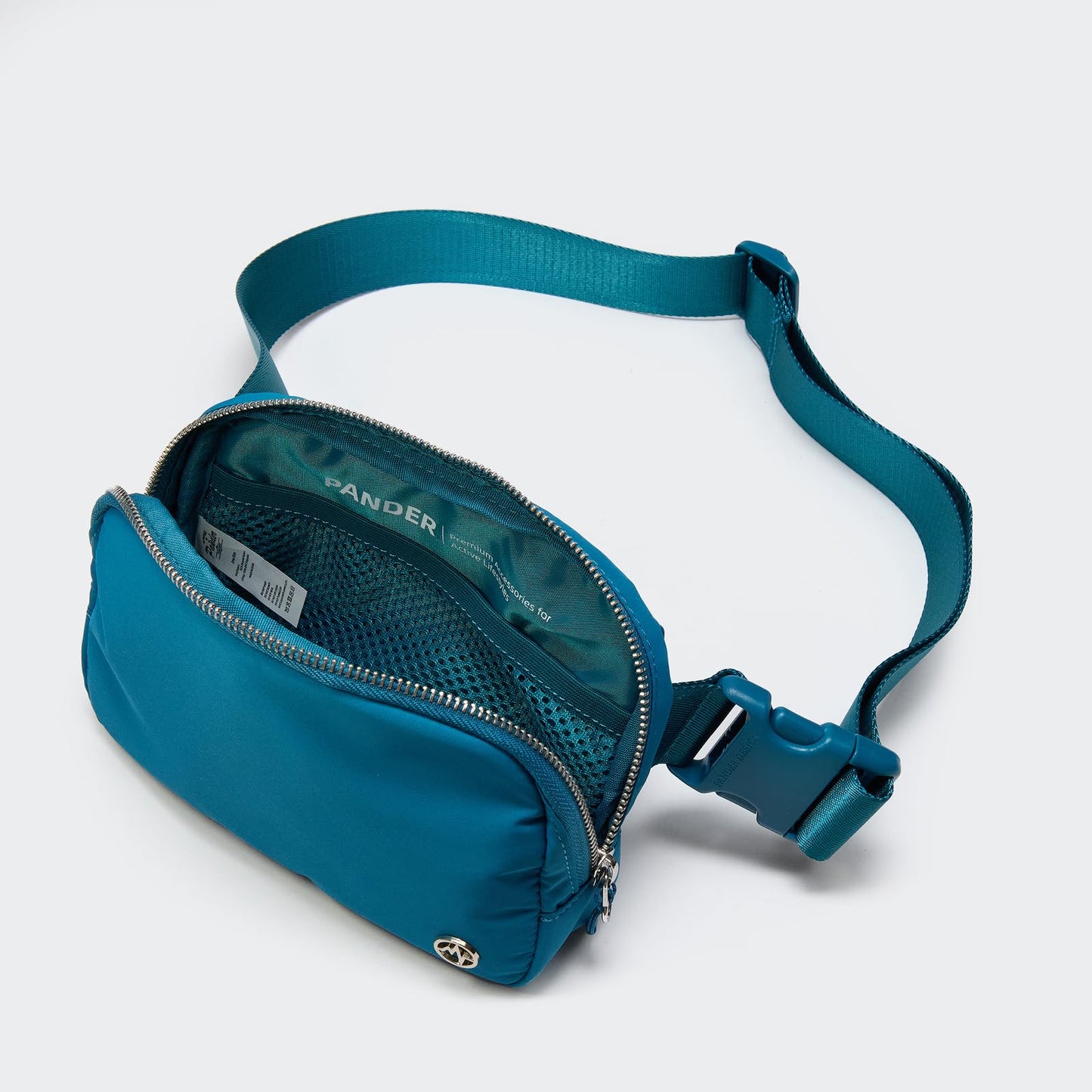 Pander Unisex Belt Bag Fanny Pack for Women with Adjustable Strap, Small Waist Pouch for Workout Running Traveling Hiking. (Ocean Blue)