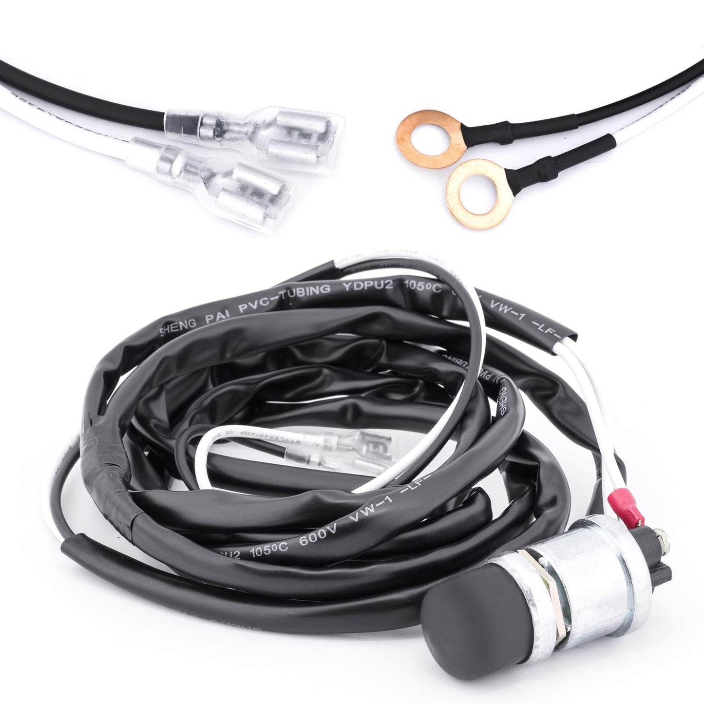 Roykaw Golf Cart 12 Volt Horn Kit Compatible with EZGO Club Car Yamaha, UTV, ATV, Boat