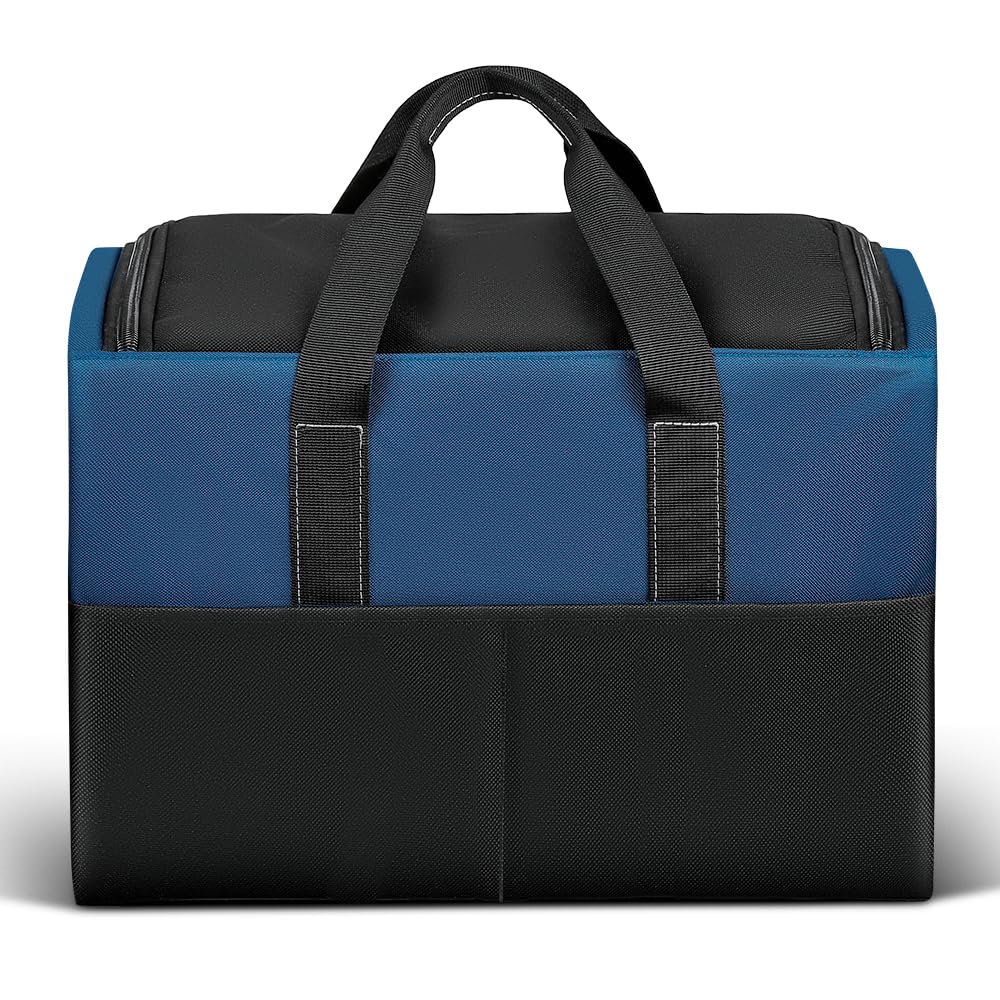 WINHUNT Small Tool Bag, Waterproof Tool Bag Organizer 1680D Tool Bags for Men Heavy Duty, with Multi-Pockets for Electricians, Blue