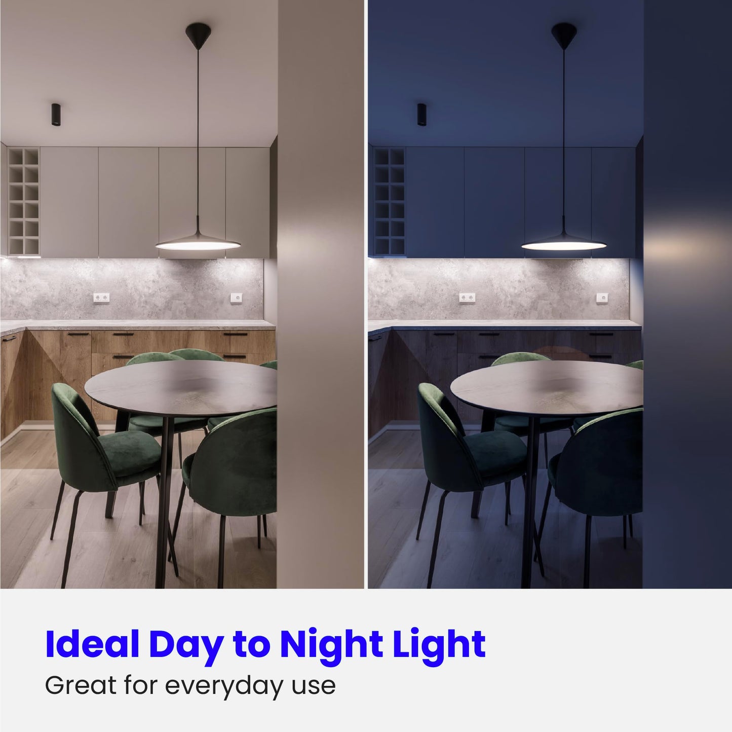 Feit Electric A19 LED Light Bulb, 75W Equivalent, 1100 Lumens, 3500K Neutral White, Non-Dimmable, E26 Base, Indoor/Outdoor, General Purpose LED Bulbs, 11,000-Hour Lifespan, A1100/835/10KLED/4, 4 Pack