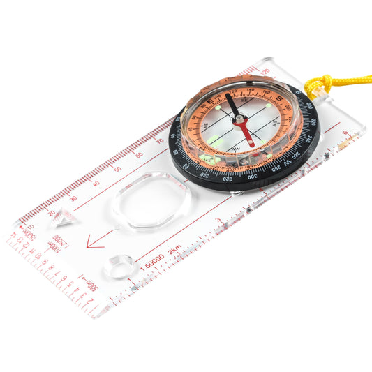 Eyeskey Multifunctional Military Sighting Navigation Compass with Inclinometer | Impact Resistant & Waterproof Compass for Hiking, Camping