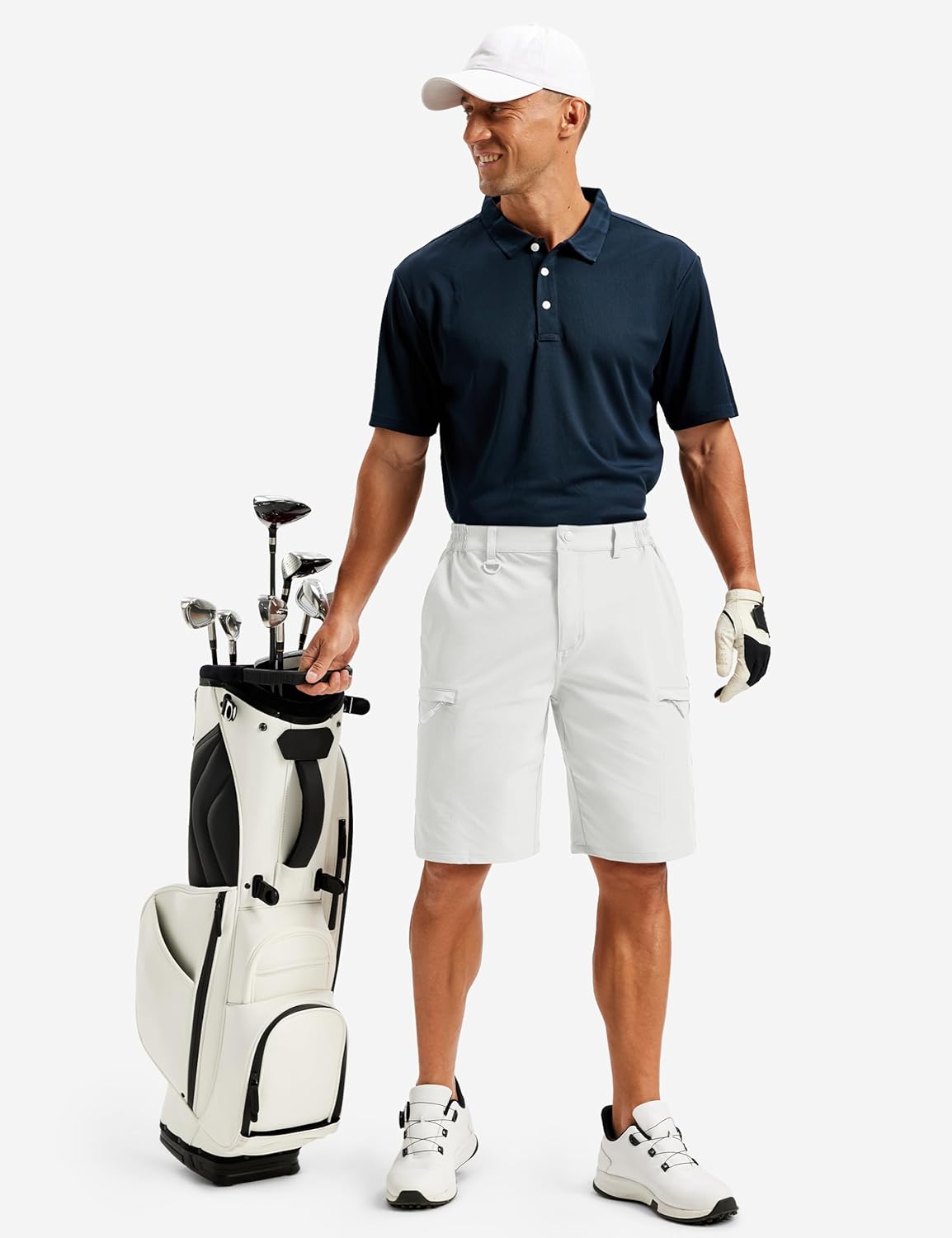 TACVASEN Men's Quick-Dry Hiking Cargo Shorts - Lightweight Tactical Design with Multi Pockets