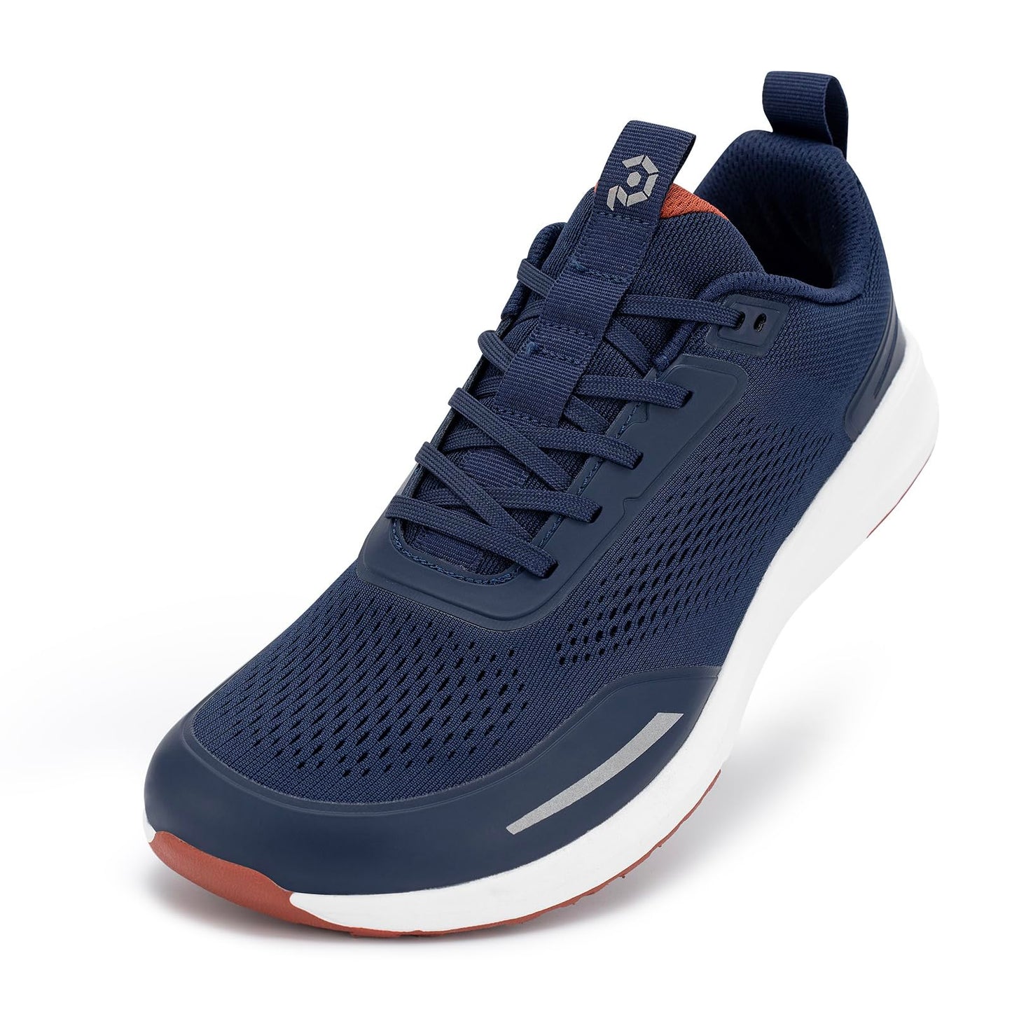FEFELUIS Men's Zero Drop Running Shoes - Wide Toe Box Athletic Walking Sneakers Navy Size 14