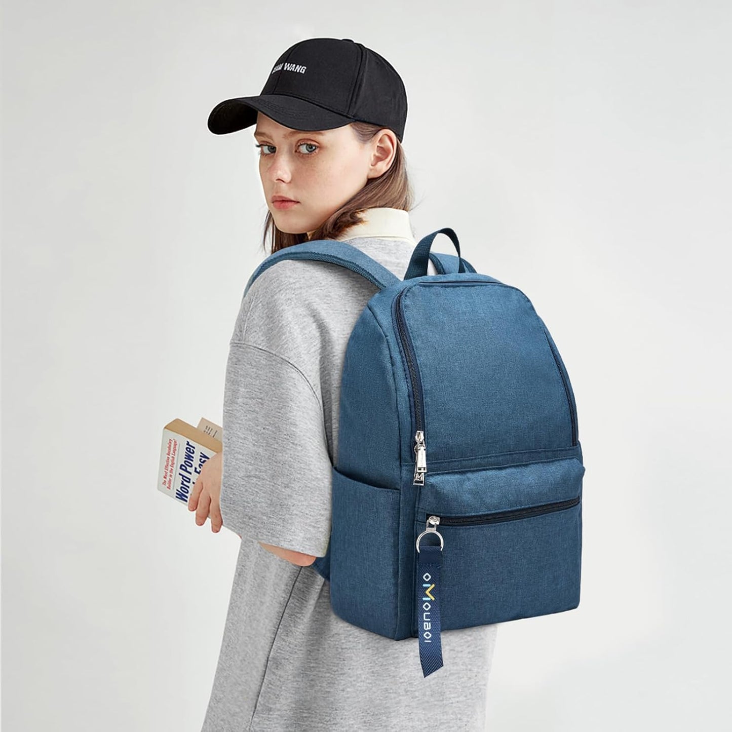 OMOUBOI Casual Daypack - Superbreak 14-Inch Laptop Backpack for Travel & Business - Blue