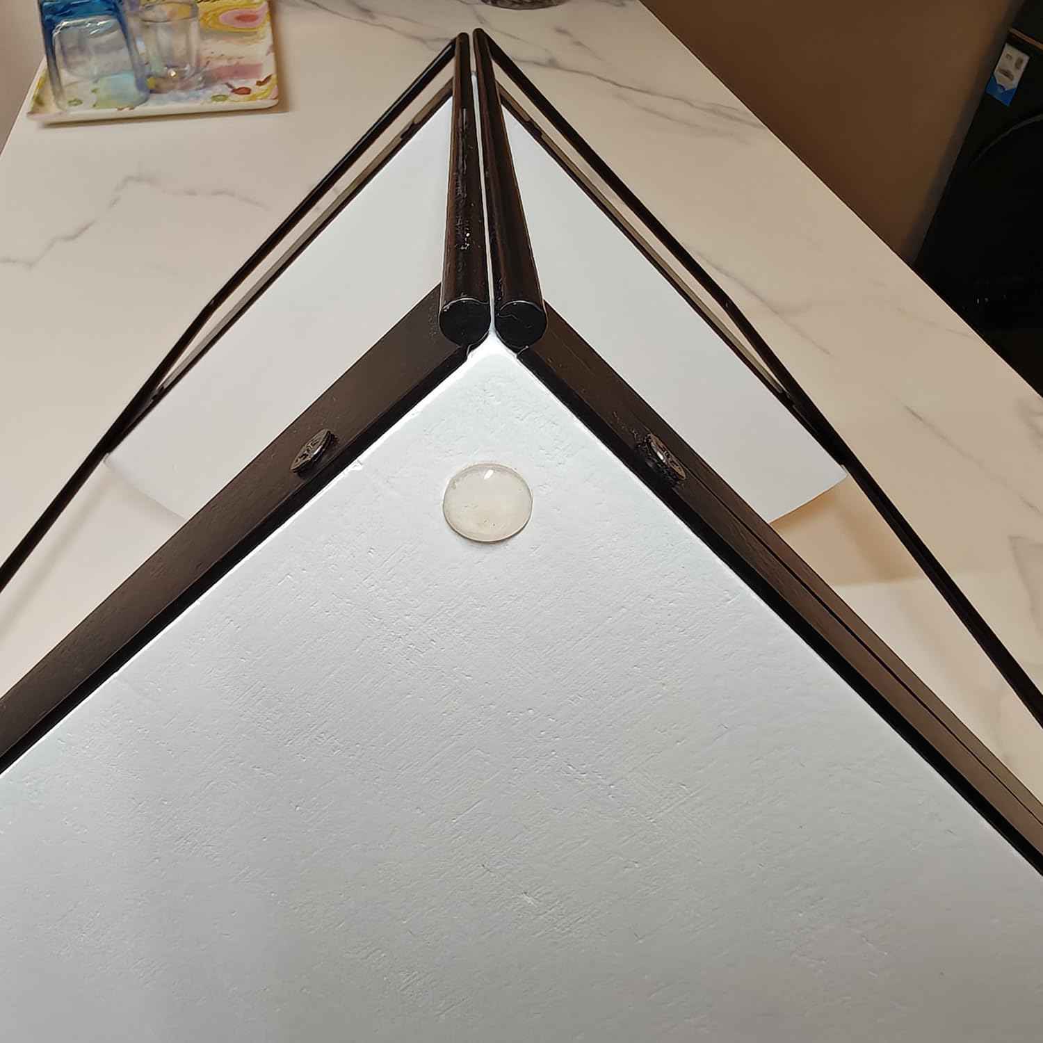 2 Tier Bathroom Counter Organizer,Standing Rack Cosmetic Holder,Wood Bathroom Organizer,Vanity Organizer Bathroom Counter Tray,for Bathroom,Bedroom (White)