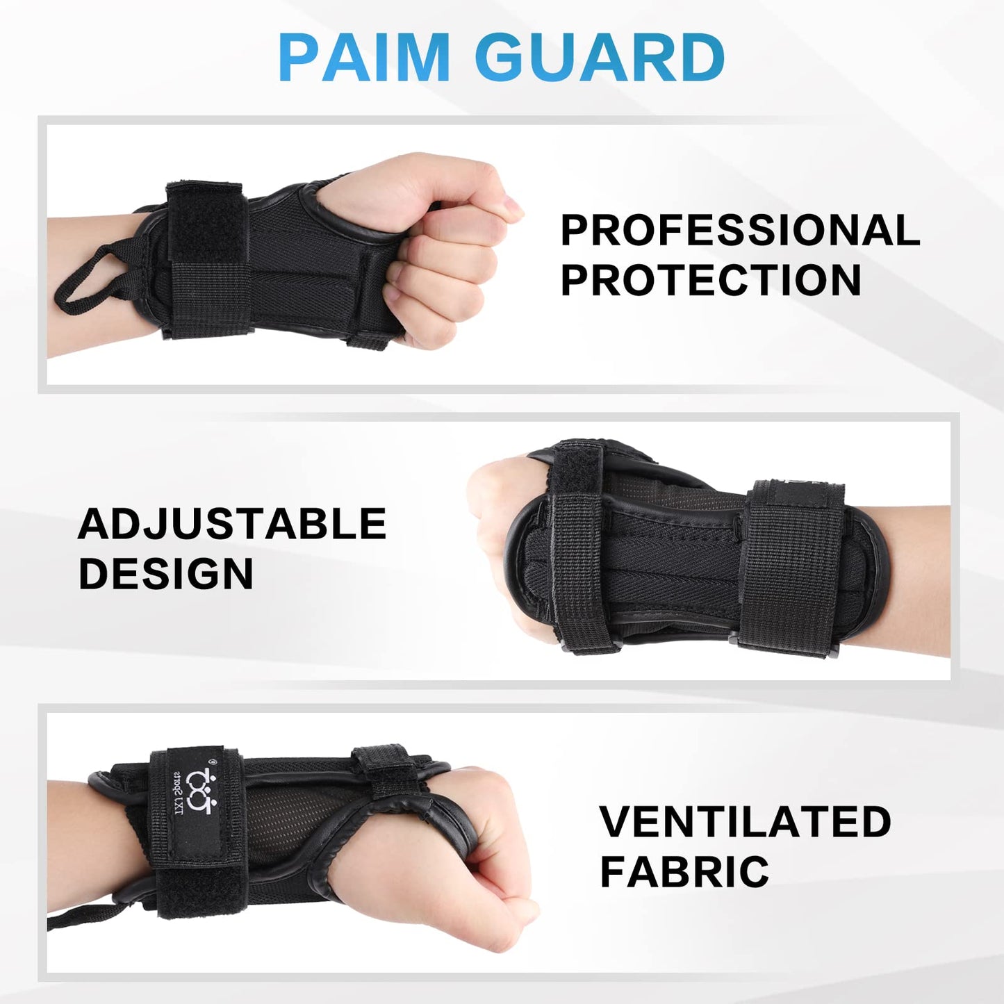 Wrist Guard, Wrist Support for Roller Skating Snowboarding Skateboarding , Protective Gear Wrist Brace for Adults/Kids/Youth (1 Pair)