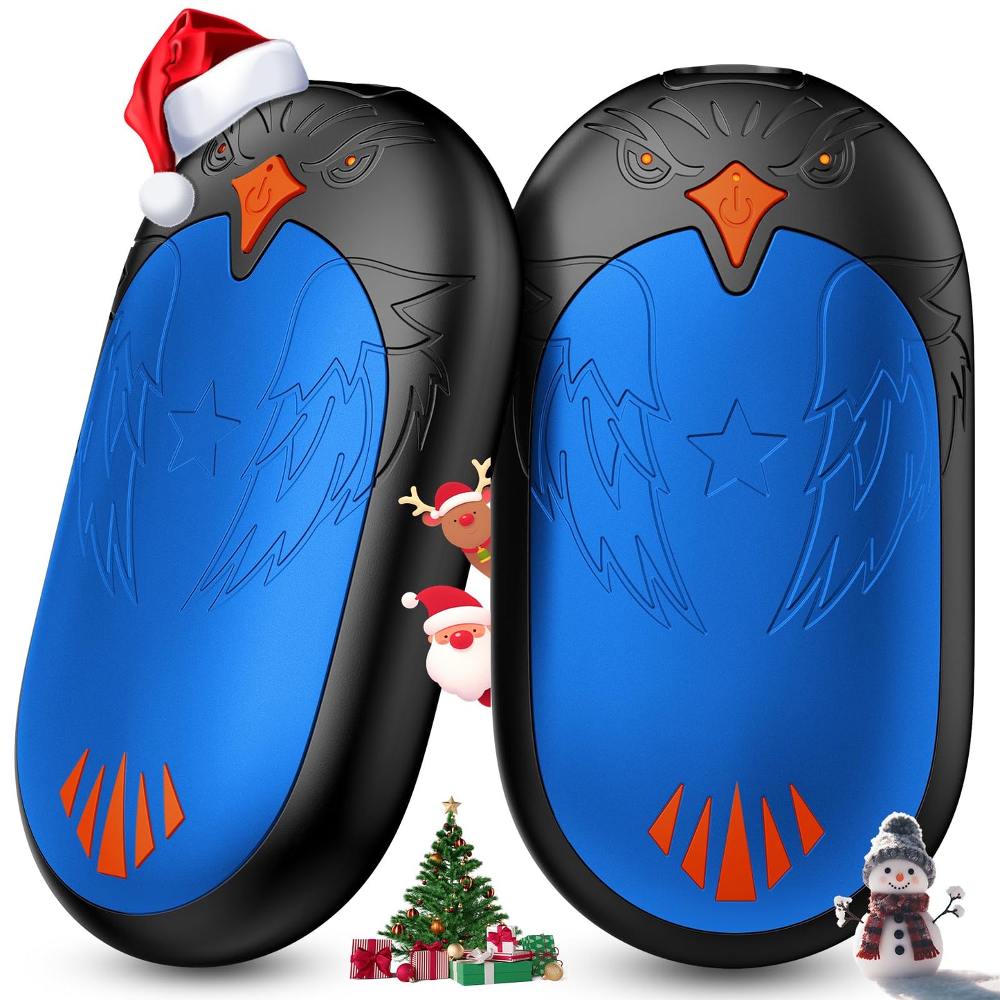 Magnetic Hand Warmers Rechargeable 2 Pack, Ergonomic Electric Hand Warmer, Up to 24hrs, Pocket Size Handwarmers,Warm Gifts for Golf, Men Women