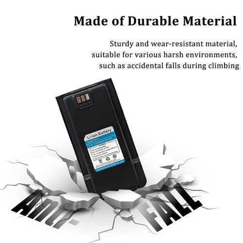 BAOFENG DM-1 Battery for DM1701 DMR Two Way Radio 2200mAh 7.4V Rechargeable 16.3Wh DM-1701 Walkie Talkie Accessories
