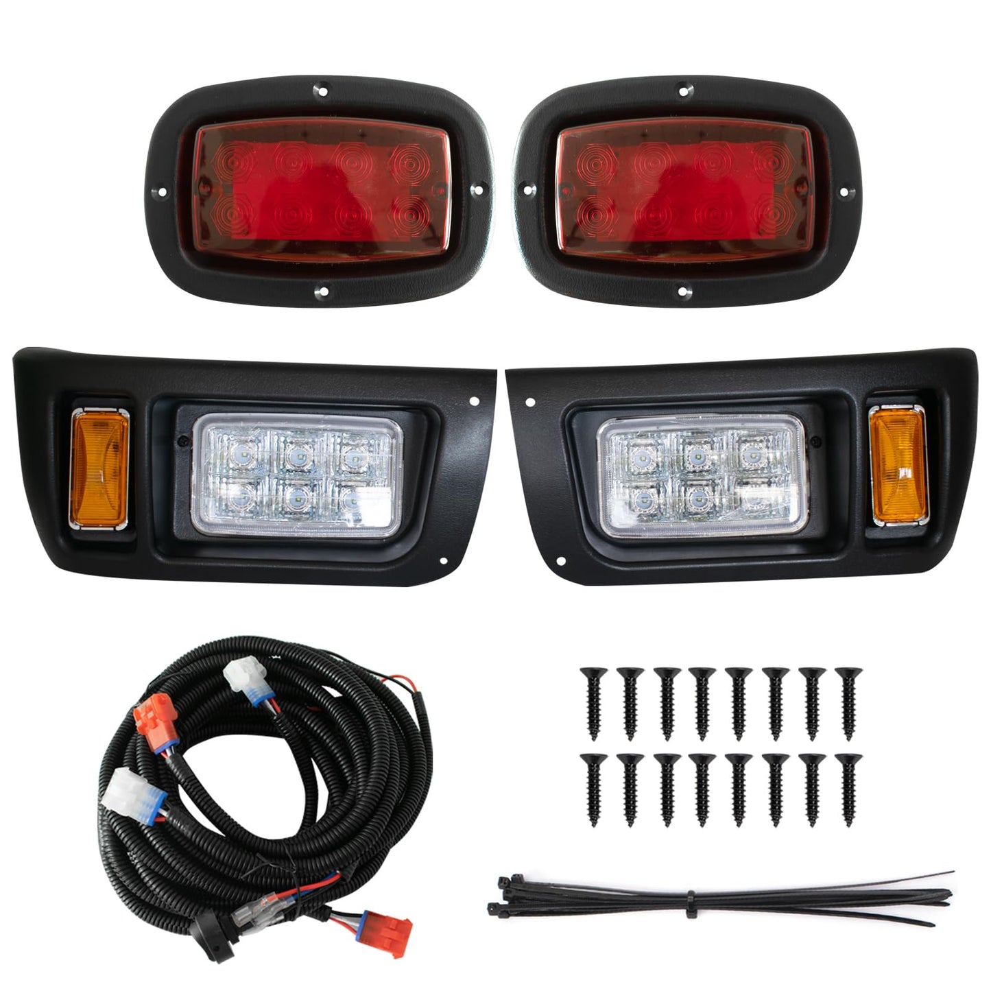 WEKANI Golf Cart Light Kit for Club Car DS 1993-UP Models Light Kit Replacement，Golf Cart LED Light Kit for Club Car DS Gas&Electric