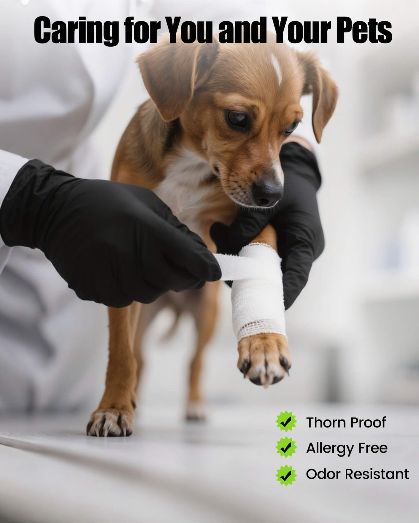 TREEGO 6 Mil Black Nitrile Gloves Large – Heavy Duty Disposable Latex & Powder Free, Chemical Resistant, Textured Grip for Industrial, Mechanic, Food Handling – 100 Count