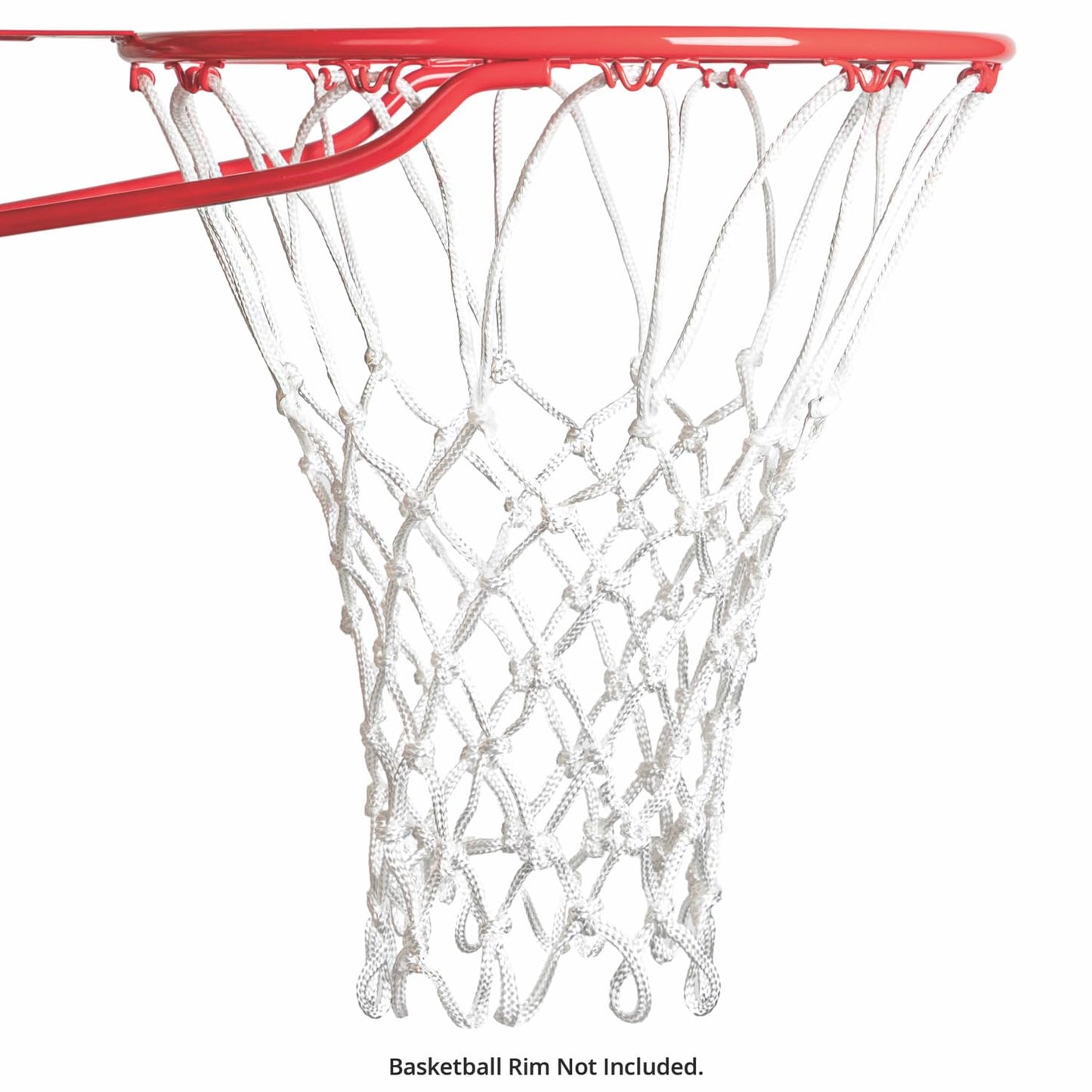 Champion Sports 7mm - 250gm - Basketball Net - Non-Whip Loops - Whiite