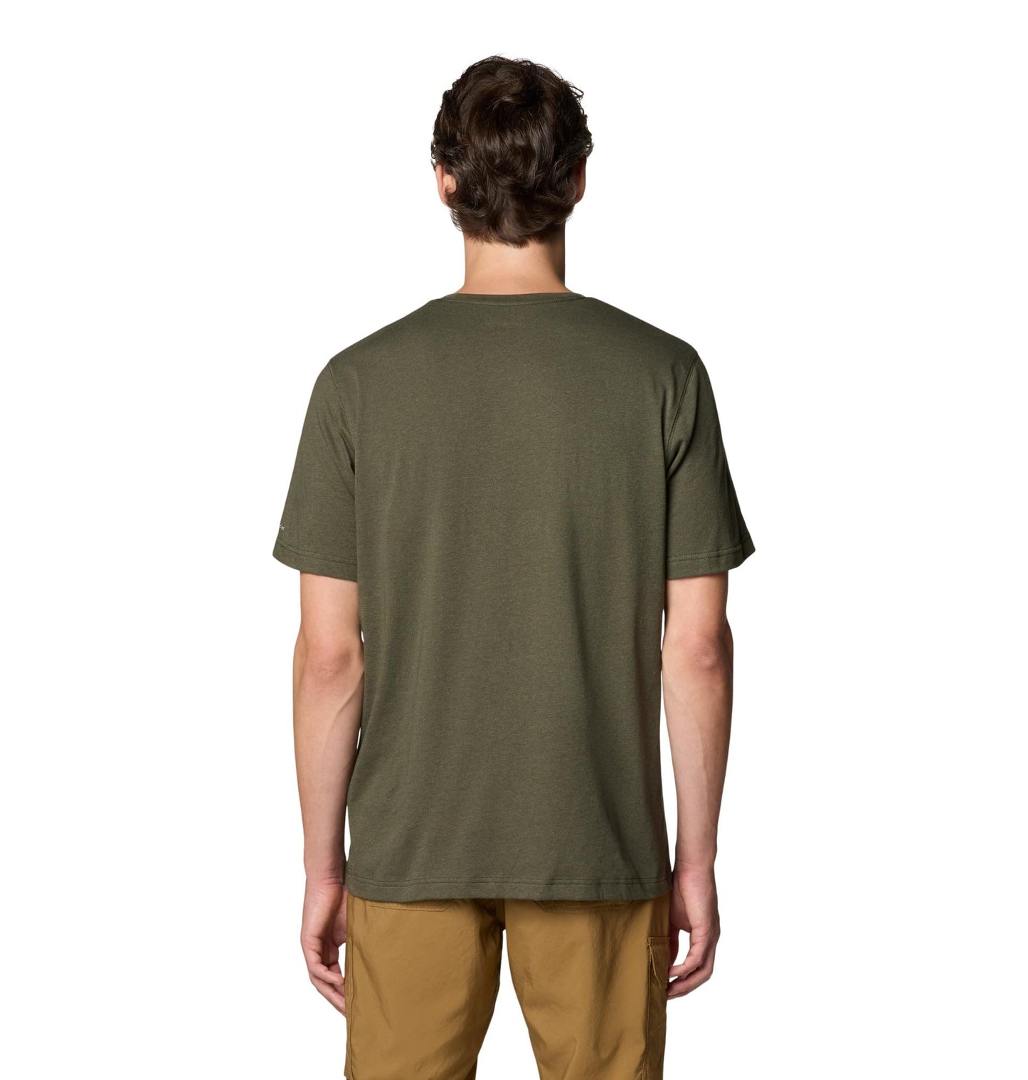 Columbia Mens Thistletown Hills Short Sleeve T-Shirt, Greenscape Heather, Large Tall