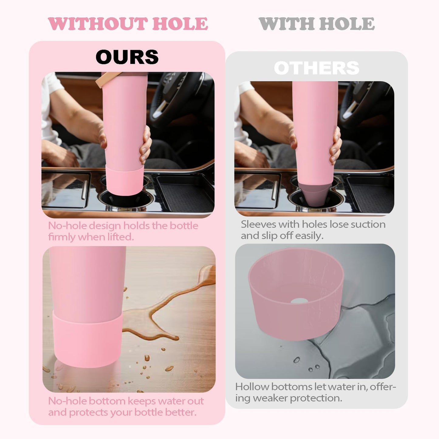 Kaitiaki Silicone Boot for Owala 30oz & 40oz FreeSip Sway Bottles & Tumblers - Non-Slip, Scratch-Resistant, Stability Enhancer, Available in 12 Colors (Kickflip)
