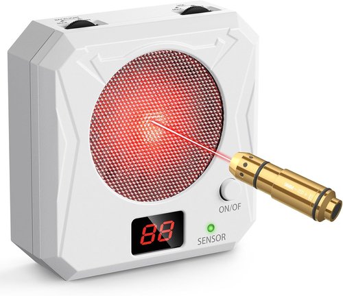 9mm Laser Training Cartridge Kit - Mute Mode Dry Fire System with Rechargeable Electronic Target
